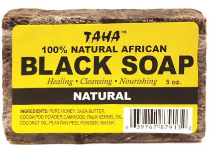 TAHA AFRICAN NATURAL NBLACK SOAP 8 OZ