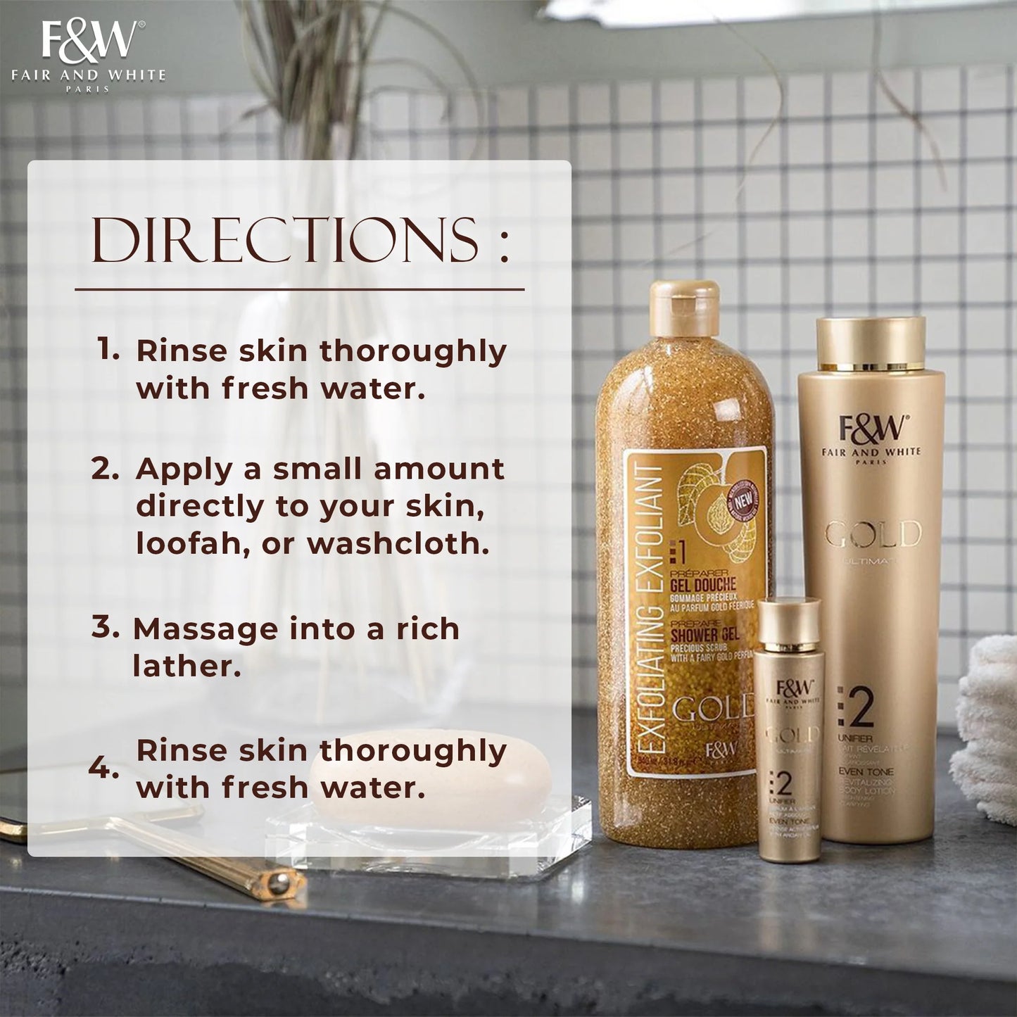 Gold Exfoliating Shower Gel Scrub 940ml / 31.8fl.oz