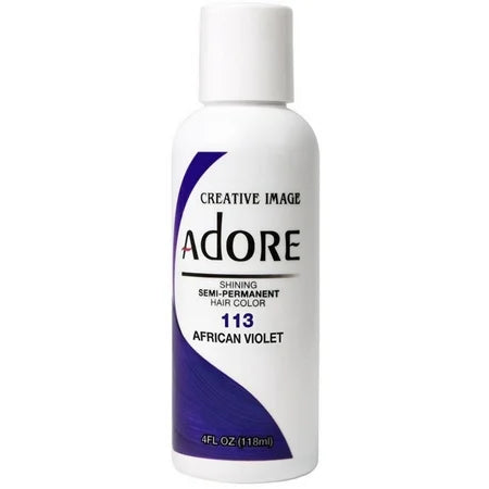 ADORE RINSE HAIR COLOR AFRICAN VIOLET #113 4OZ