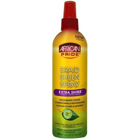 AFRICAN PRIDE BRAID SHEEN EXTRA SHINE 12OZ