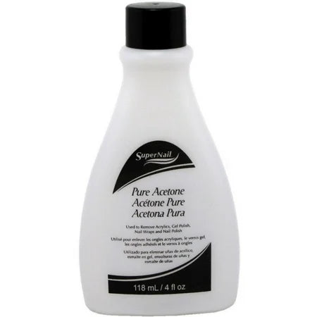 SUPER NAIL PURE ACETONE POLISH REMOVER 4 OZ