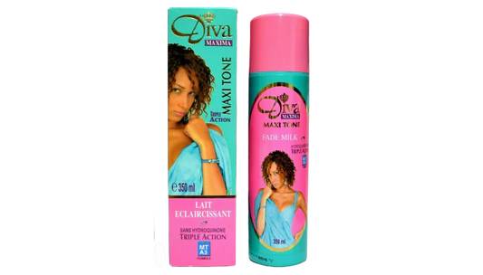 DIVA MAXI TONE FADE MILK LOTION  11.8OZ