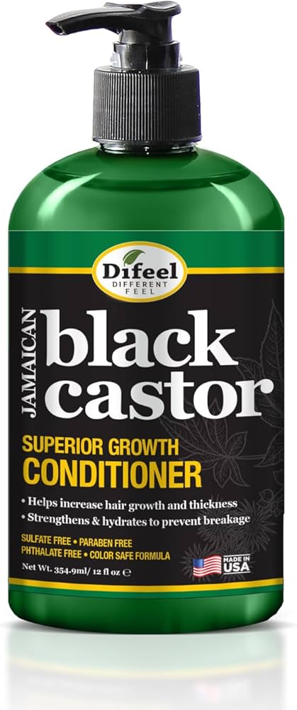 DIFEEL BLACK CASTOR OIL GROWTH CONDITIONER 12OZ