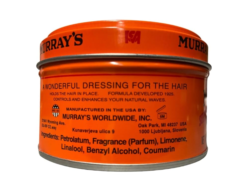 MURRAYS HAIR DRESS POMADE 1.18OZ