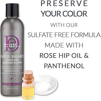 DESIGN ESSENTIALS GENTALE BALANCE SHAMPOO 8OZ