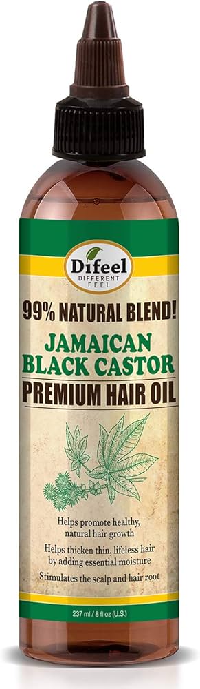 DIFEEL BLACK CASTOR SUPERIOR GROWTH OIL 8OZ