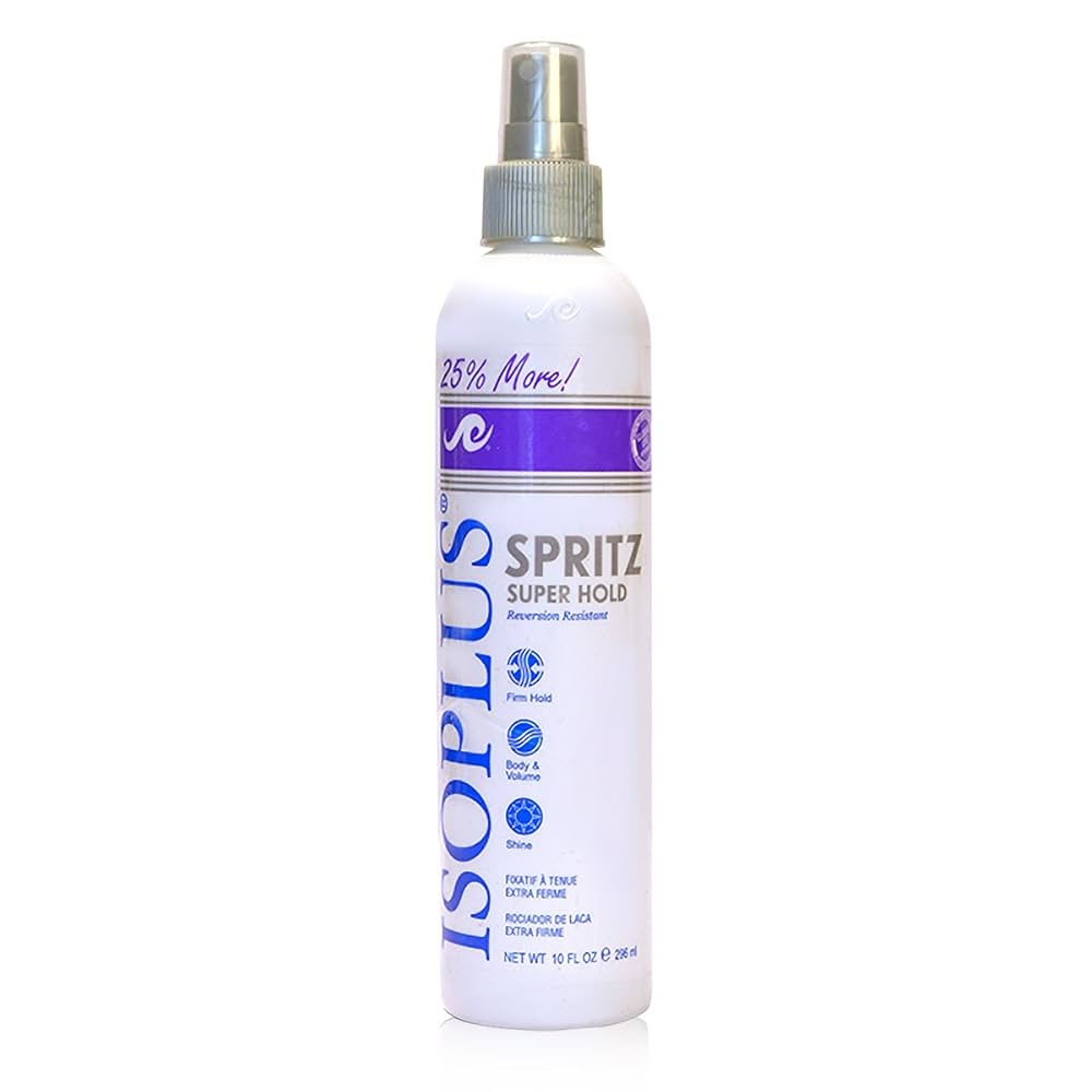 ISOPLUS SPRITZ SUPER HOLD REGULAR 10OZ