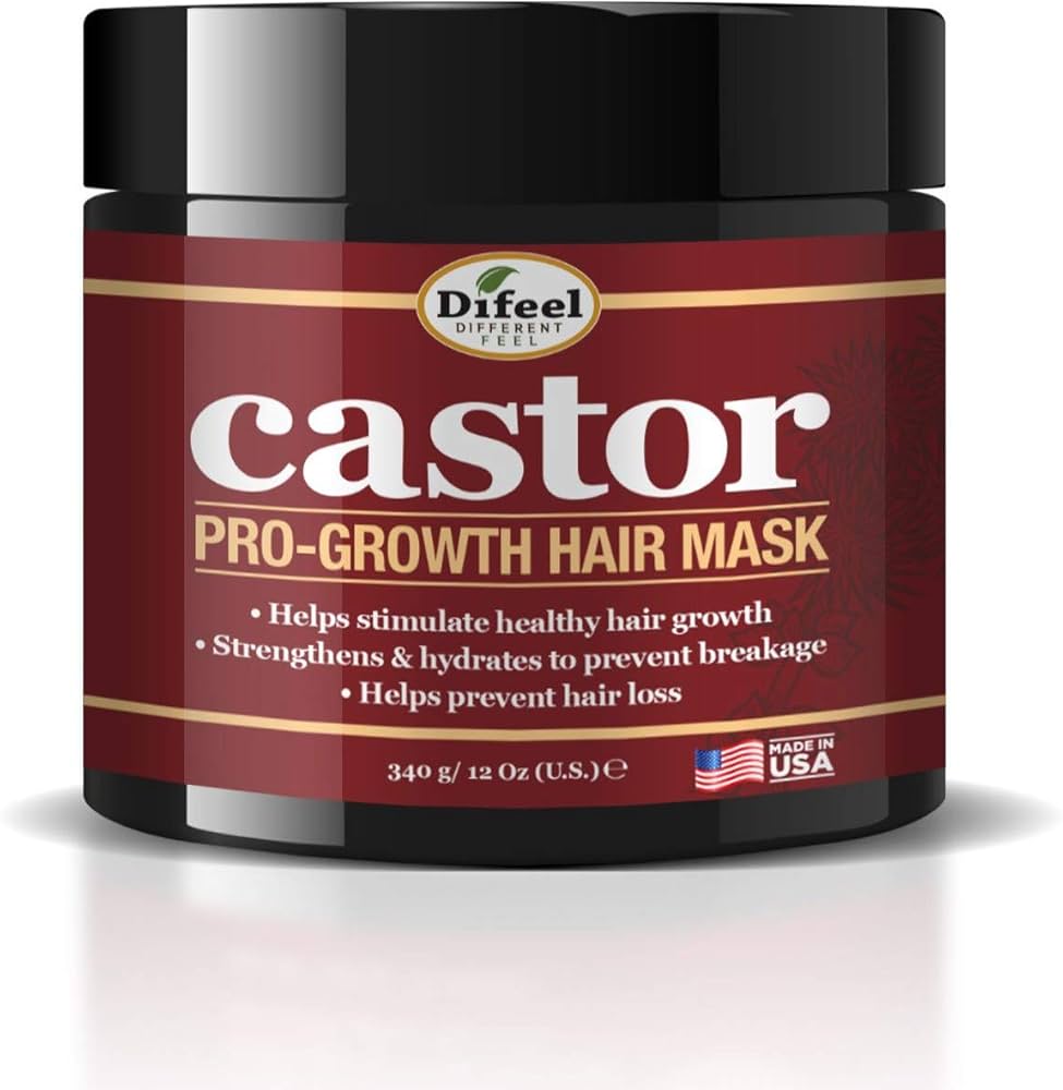 DIFEEL BLACK CASTOR OIL HAIR MASK 12OZ
