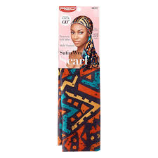 RED LONG 60" SAT SCARF HQ125