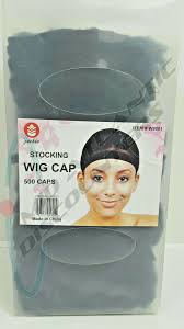 JACKIE STOCKING WIG CAP 001 BLACK