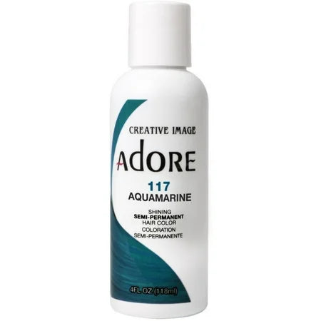 ADORE RINSE HAIR COLOR AQUAMARINE #117 4OZ
