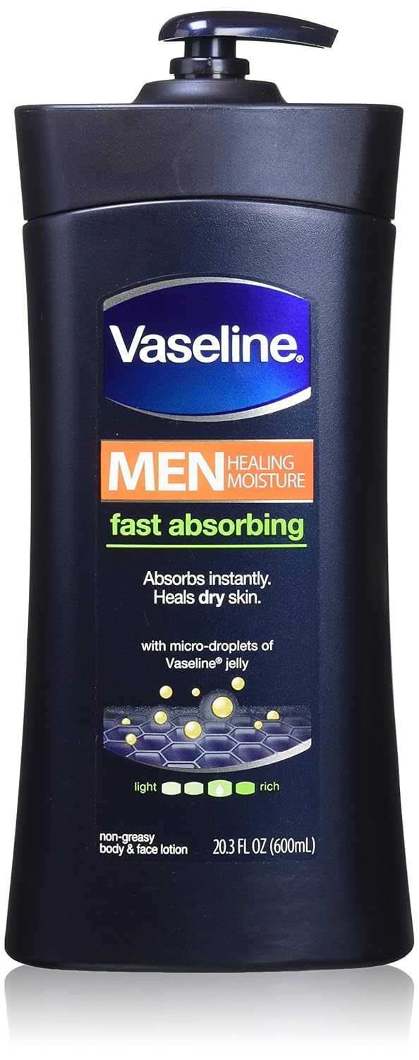 VASELINE MEN BODY LOTION 2 OZ