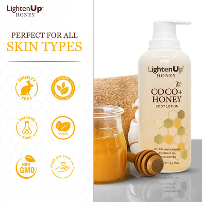 LightenUp Honey Coco Body Lotion 400ml