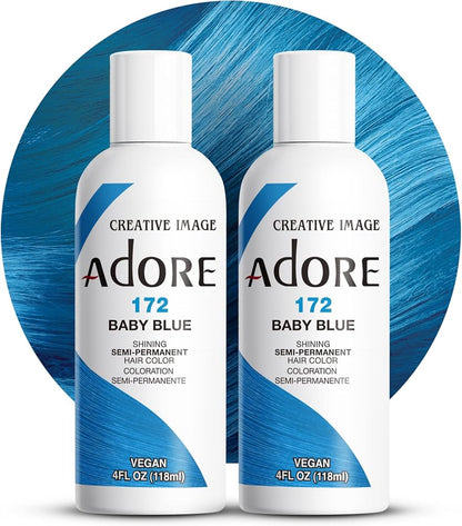 ADORE RINSE HAIR COLOR BABY BLUE #172 4OZ