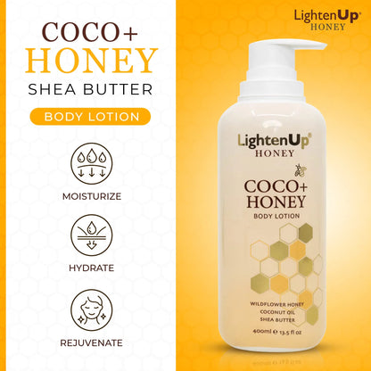 LightenUp Honey Coco Body Lotion 400ml