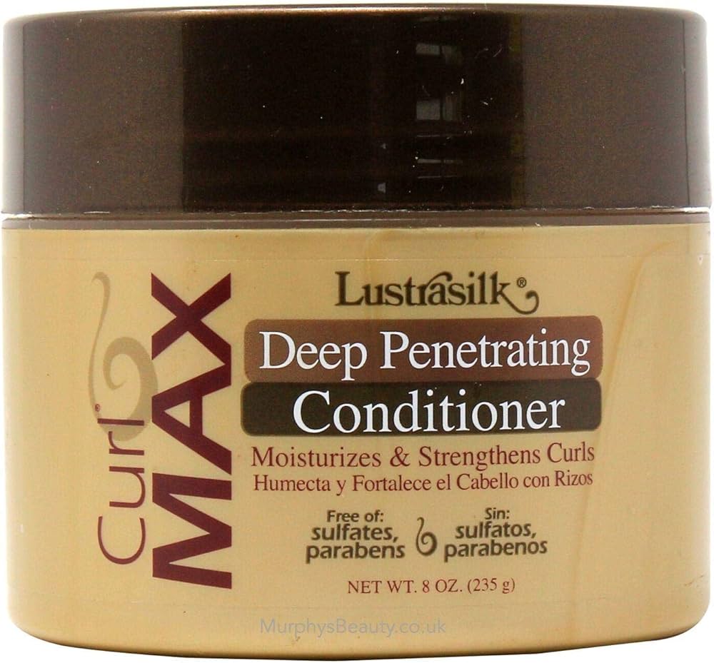 LUSTRASILK CURL MAX  DEEP PENETRATING CONDITIONER 8 OZ