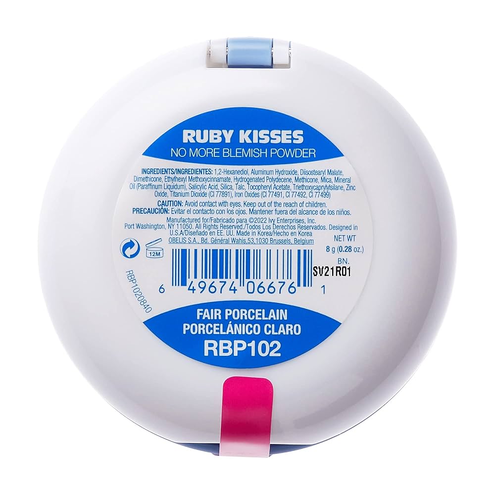 KISS RUBY NO BLEMISH POWDER FAIR RBP102