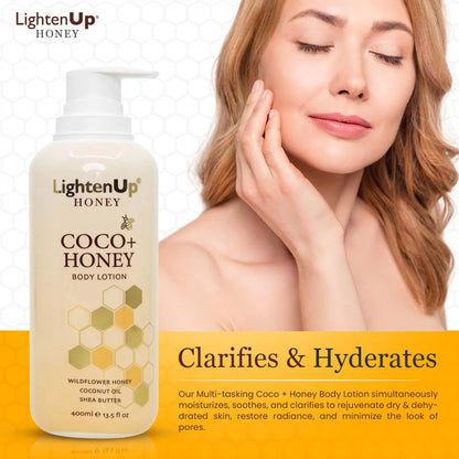 LightenUp Honey Coco Body Lotion 400ml