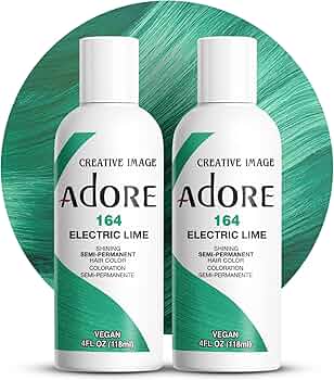 ADORE RINSE HAIR COLOR ELECTIRE LIME #164 4OZ