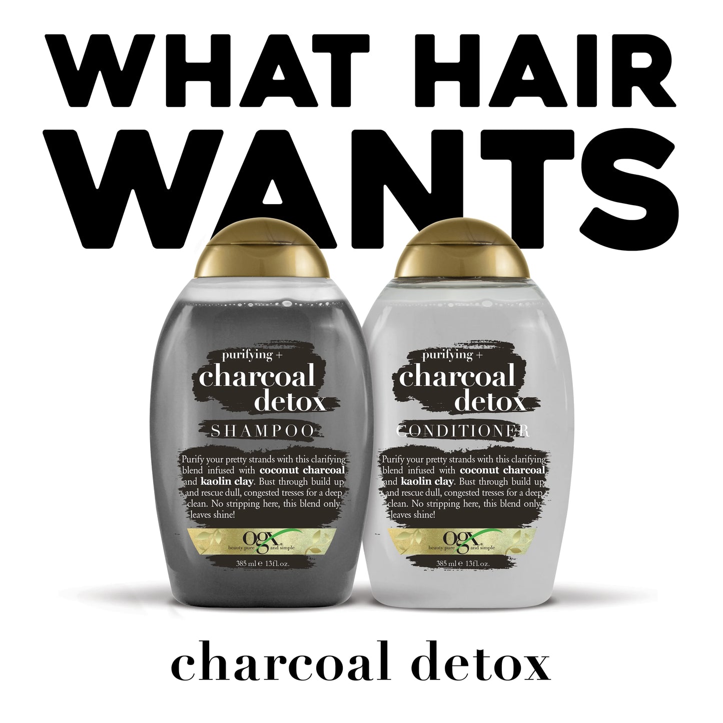 OGX CCHASCOAL DETOX CONDITIONER 13OZ