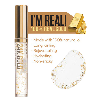 KISS OIL LIPGLOSS GOLD KOO1