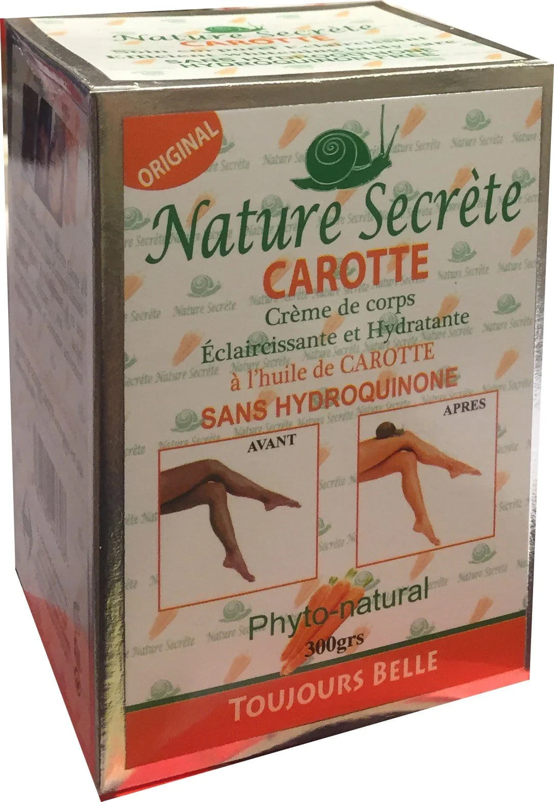 NATURE SECRETE CAROTTE BODY CREAM 10.14OZ