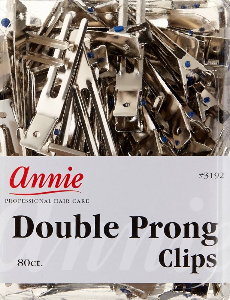 ANNIE 80 DOUBLE PRONG CLIPS 3192