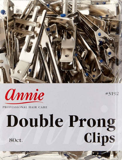 ANNIE 80 DOUBLE PRONG CLIPS 3192