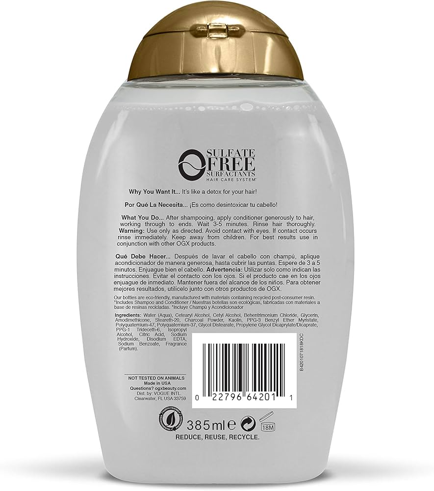 OGX CCHASCOAL DETOX CONDITIONER 13OZ