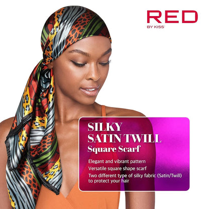 RED 36X36 SQUARE SCARF HQ195