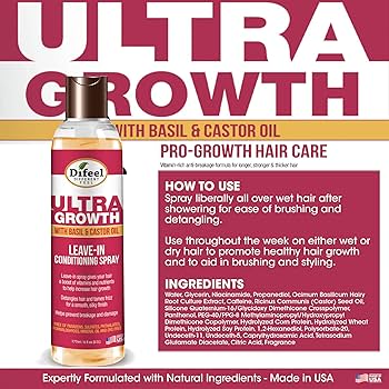 DIFEEL  ULTRA GROWTH LEAVE IN CONDITIONING SPRAY 6OZ