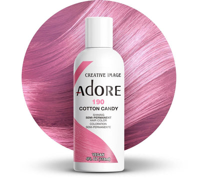 ADORE RINSE HAIR COLOR COTTON CANDY #190 4OZ