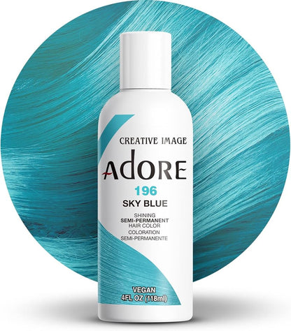 ADORE RINSE HAIR COLOR BLUE #196 4OZ
