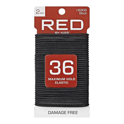 RED ELASTIC BANDS 36CT HEB07