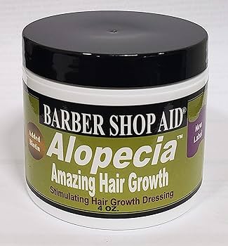 BARBER ALOPECIA SHOP AID HAIR GROWTH  CREME4 OZ