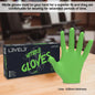 L3 NITRILE GLOVES MEDIUM    LIME