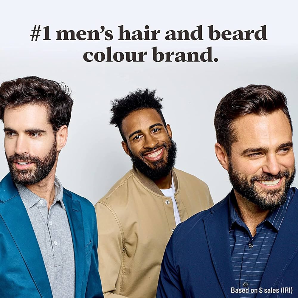 JUST FOR MEN BRUSH COLOR GEL 1 OZ NATURAL BLACK