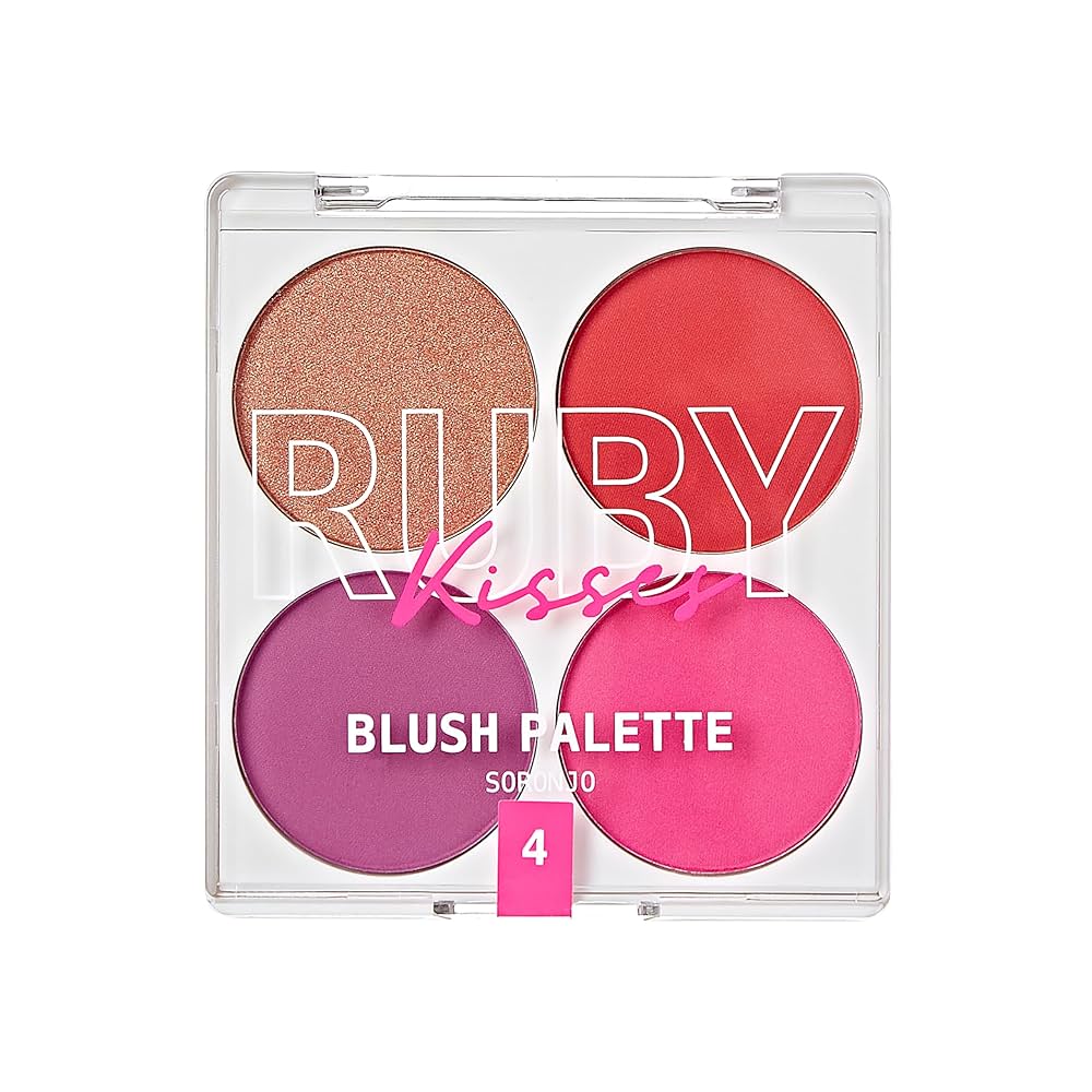 RUBY KISSES BARE TO DARE BLUSH PALETTE-DARING DARE RKB04