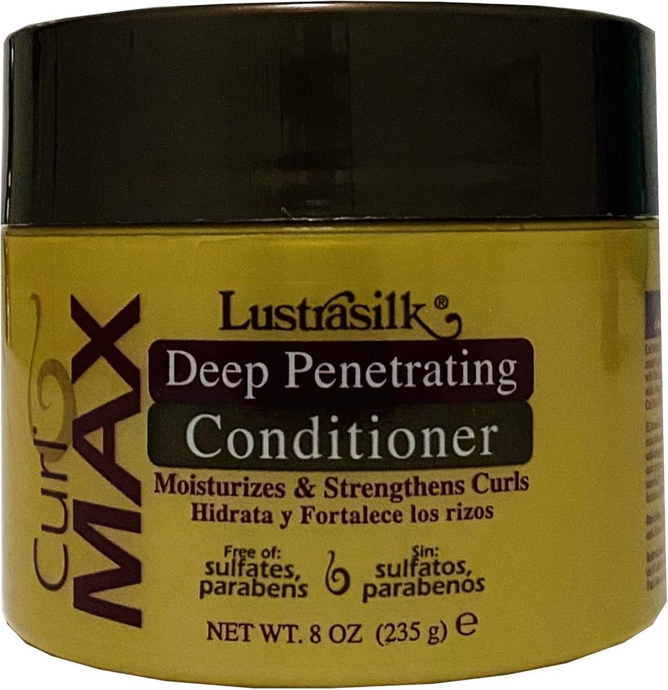 LUSTRASILK CURL MAX  DEEP PENETRATING CONDITIONER 8 OZ