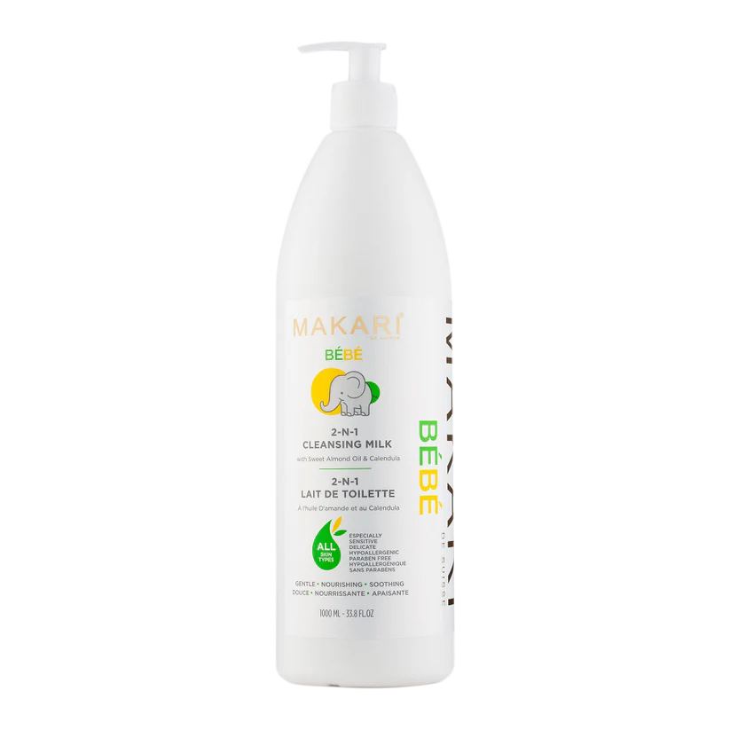 MAKARI BEBE 2 IN 1 CLEANSING  MILK 17OZ