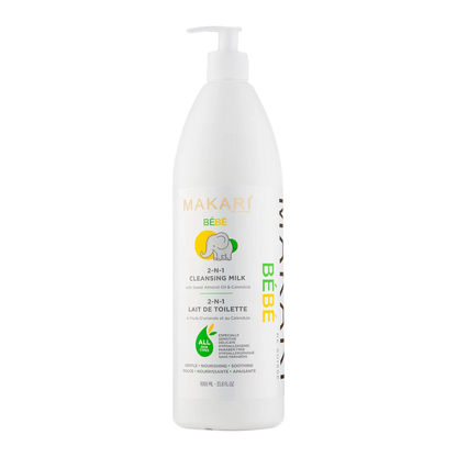 MAKARI BEBE 2 IN 1 CLEANSING  MILK 17OZ