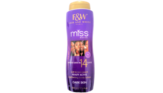 FAIR & WHITE MISS WHITE LGHTG BODY LOTION 17.OZ