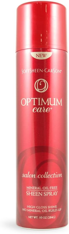 OPTIMUM CARE MINERAL OIL FREE  SHEEN SPRAY 9.5OZ