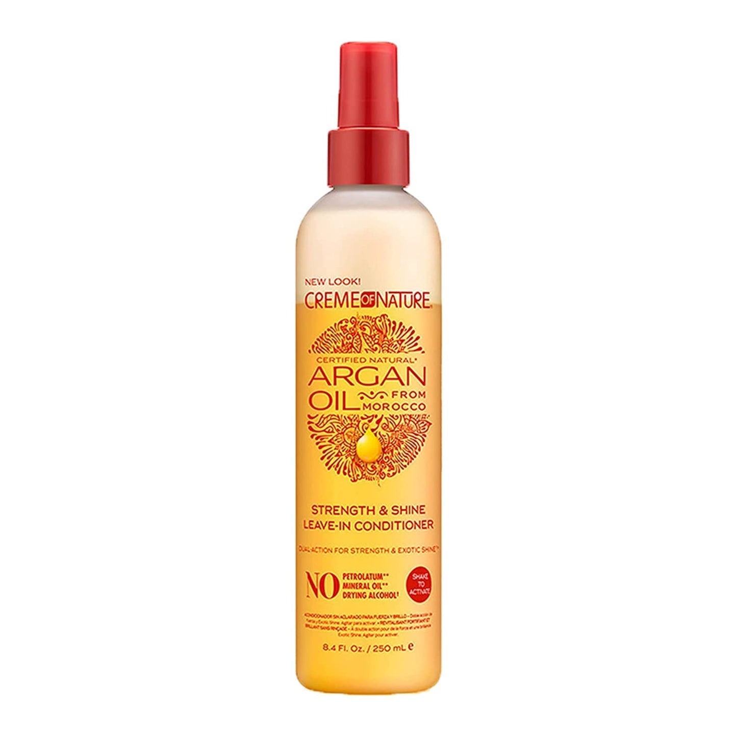 CREME OF NATURE ARGAN OIL STRENGHT & SHINE LEAVE IN CONDITIONER 8.4OZ