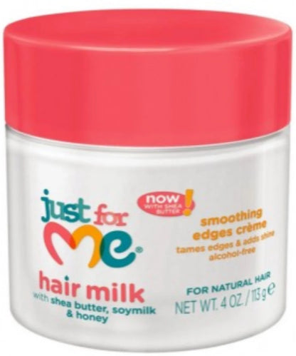 JUST FOR ME  HAIR MILK EDGES CREME 4 OZ