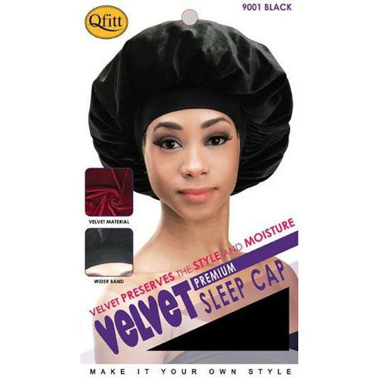 QFITT VELVET SLEEP CAP