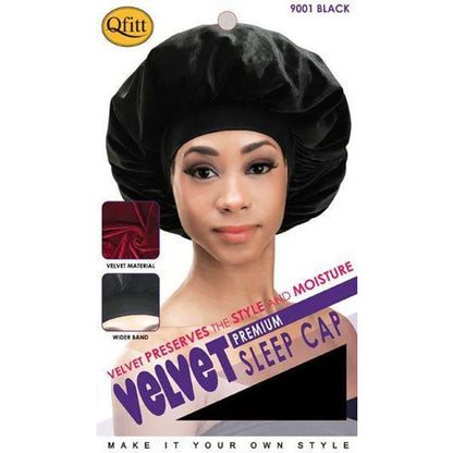 QFITT VELVET SLEEP CAP