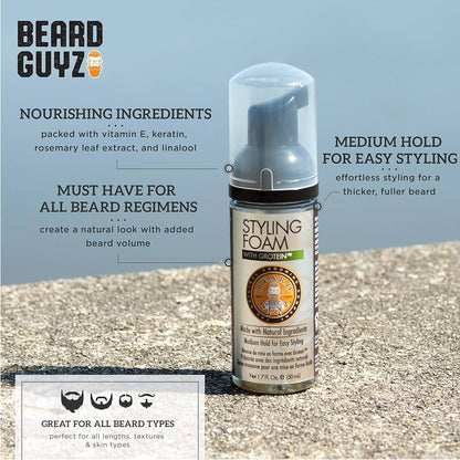 GUYS BEARD FOAM 1.7OZ