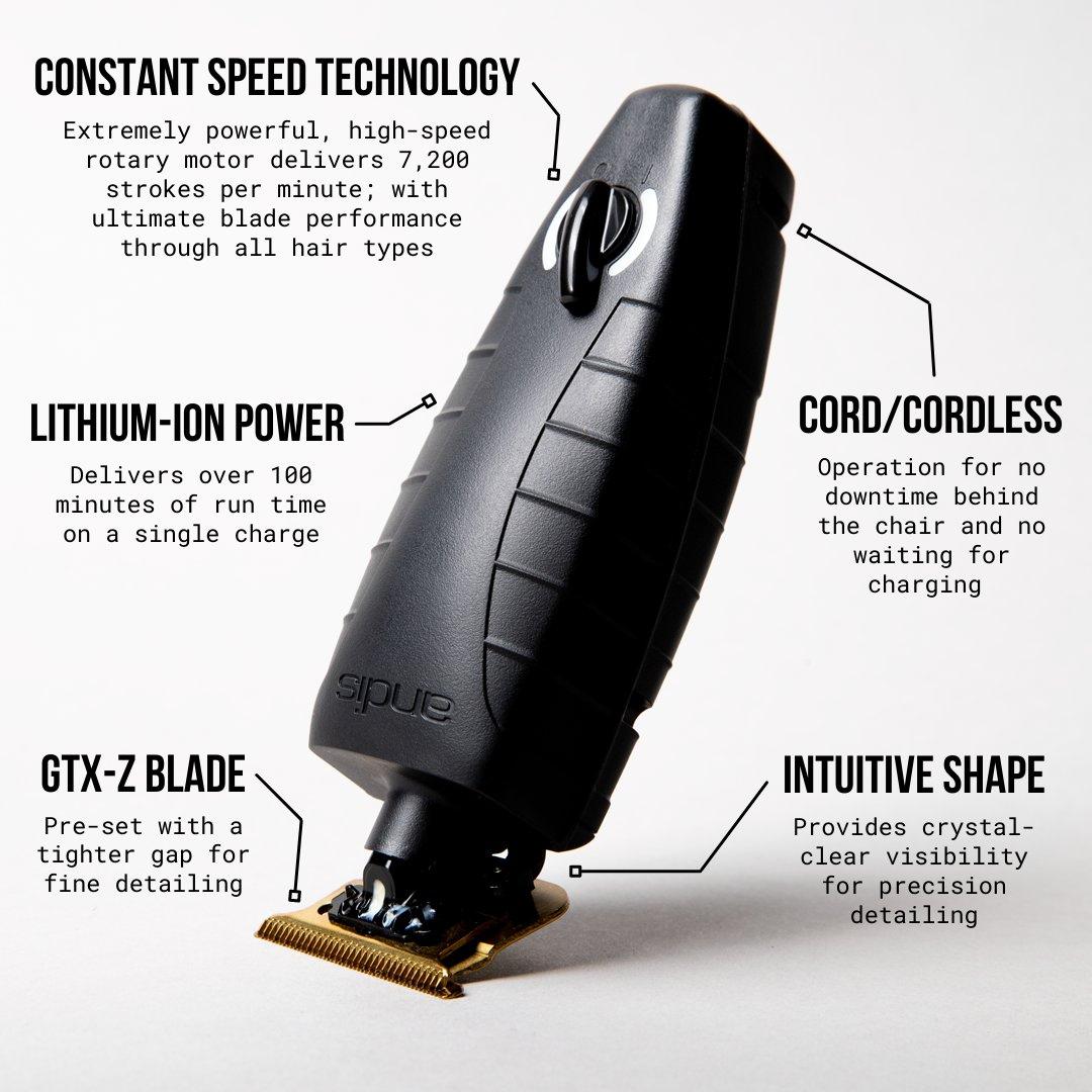 Andis GTX‑EXO Cordless Li Trimmer (Model #74100)