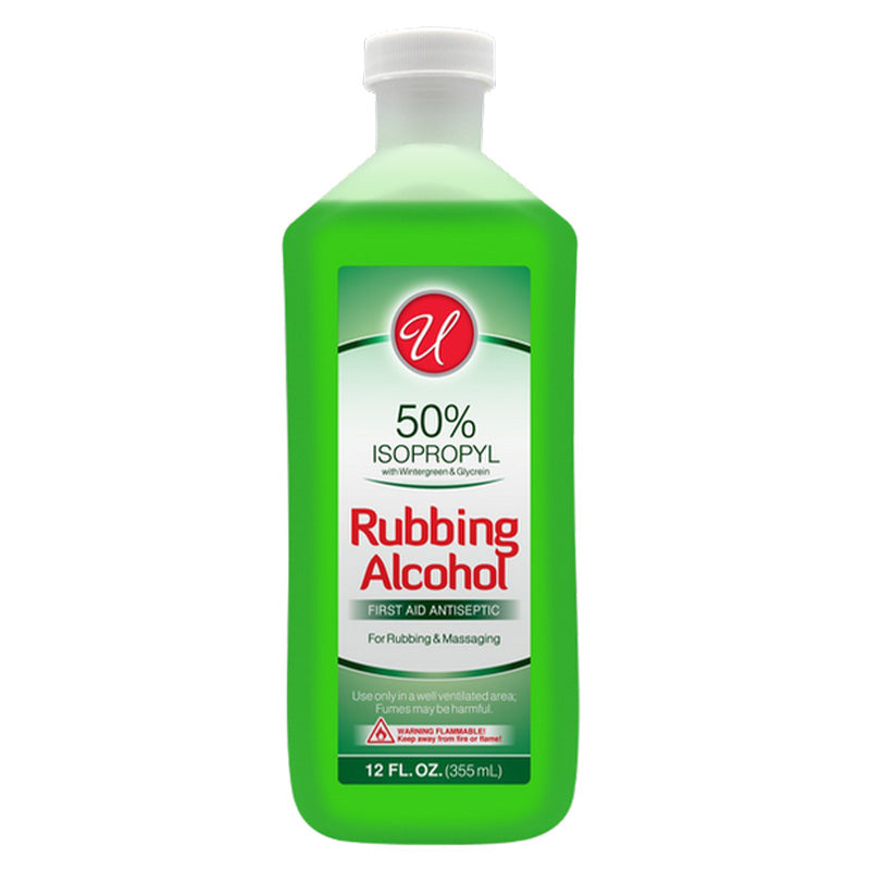 U RUBBING ALCOHOL 50% GREEN 12OZ